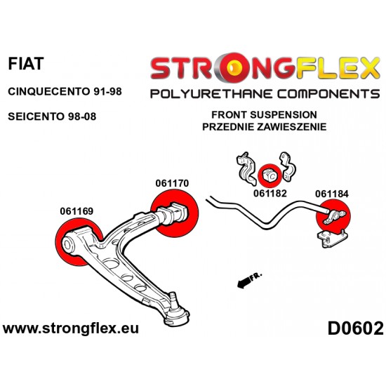 Anti roll bar link bush sport