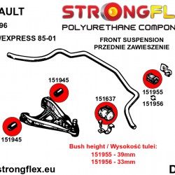 bara stabilizatoare fata (33mm height) sport