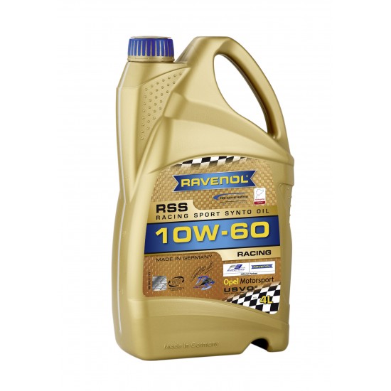RAVENOL RSS Racing 10W‑60 4L – ulei motor full sintetic pentru competiție
