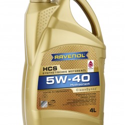 Ravenol HCS 5W‑40 4L – Ulei motor sintetic CleanSynto®, VW 502.00 / MB 229.3 / Renault RN0700