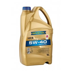 Ravenol HCS 5W‑40 5L – Ulei motor full sintetic CleanSynto®, VW 502.00 / MB 229.3 / Renault RN0700
