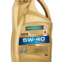 Ravenol HCS 5W‑40 5L – Ulei motor full sintetic CleanSynto®, VW 502.00 / MB 229.3 / Renault RN0700