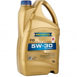RAVENOL FO 5W‑30 5L – ulei motor sintetic pentru benzină și diesel