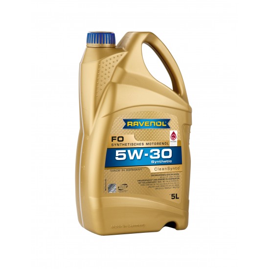 RAVENOL FO 5W‑30 5L – ulei motor sintetic pentru benzină și diesel