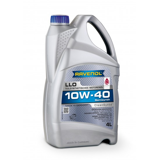 RAVENOL RAV LLO 10W‑40 4L – Ulei Motor Semi‑Sintetic Benzină și Diesel