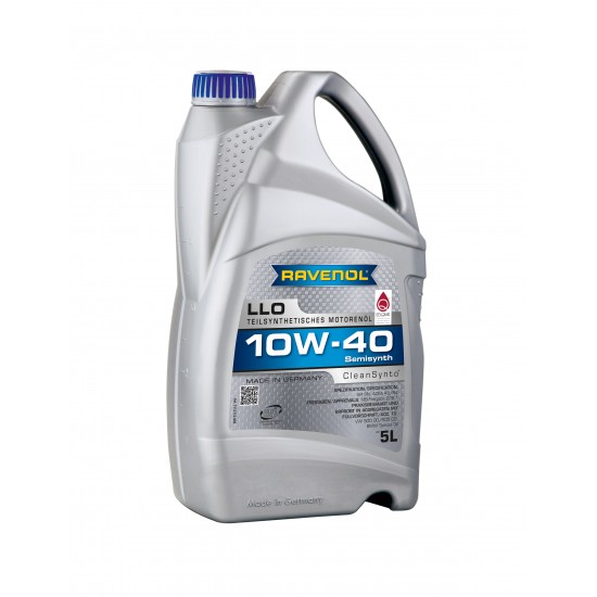 RAVENOL RAV LLO 10W40 5L – Ulei Motor Semi‑Sintetic Benzină și Diesel