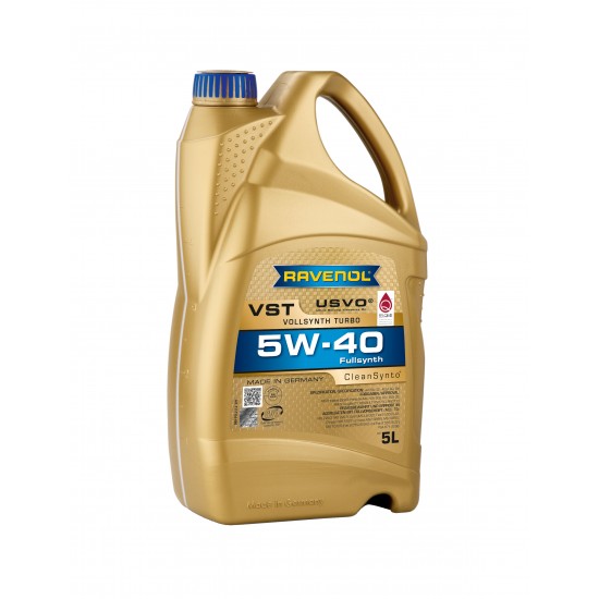 Ravenol VST 5W‑40 5L – Ulei motor full sintetic USVO®, aprobat BMW, MB, Porsche