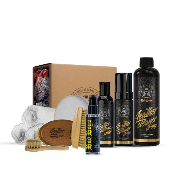 Kit Profesional Curățare și Îngrijire Piele Auto 