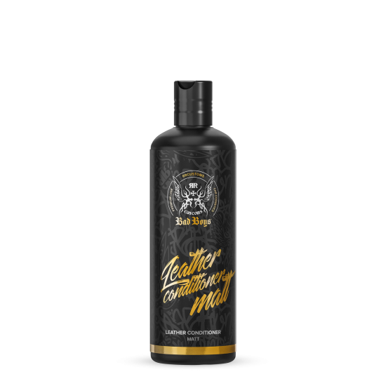 BadBoys Leather Conditioner Matt 500ml – Balsam Profesional pentru Piele Auto, Finisaj Mat