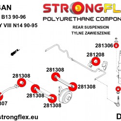 Anti roll bar link bush