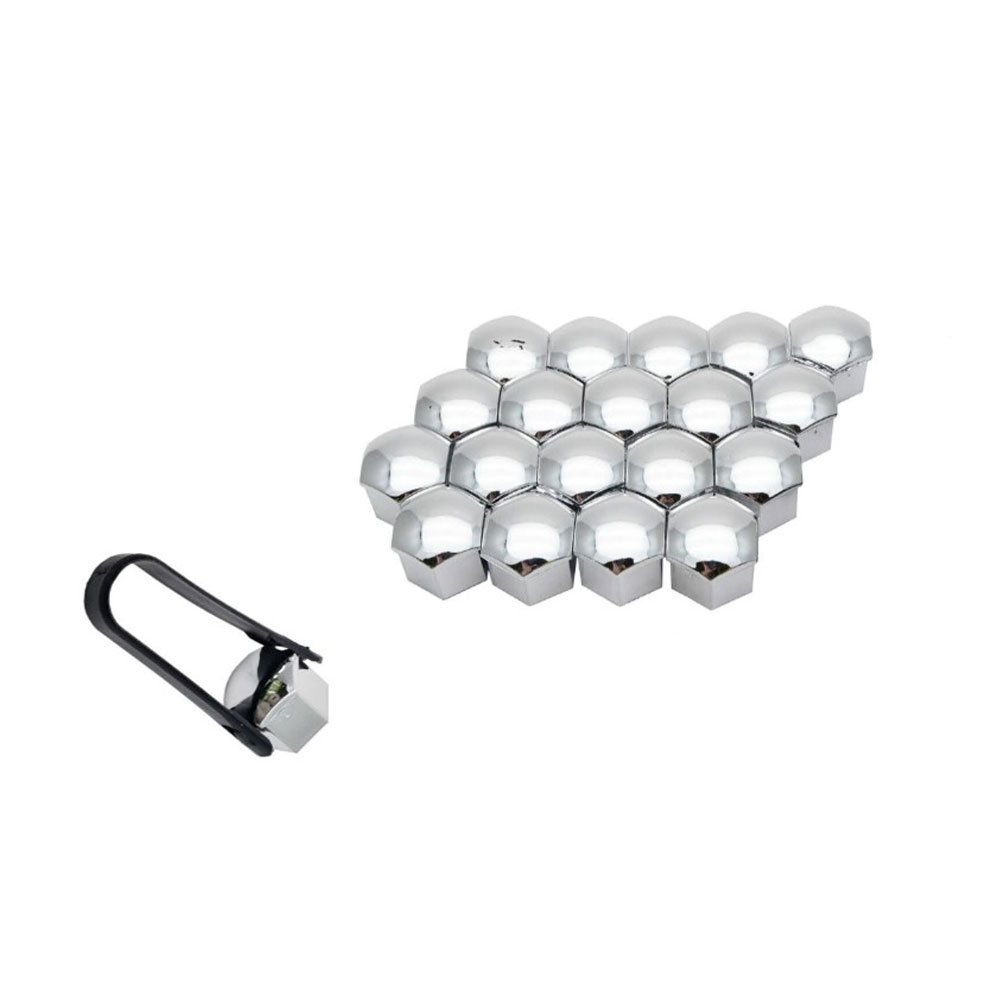 アクセサリー CT21 Capace prezoane : Capac Prezoane 17 Mm Crom Set 20 Buc+C