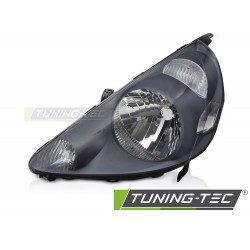 HEADLIGHT parte stanga negru TYC compatibil cu HONDA JAZZ FIT 02-04