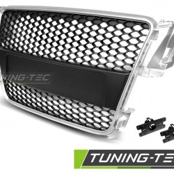 Grila radiator argintiu compatibil cu  AUDI A5 07-06.11