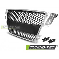 Grila radiator argintiu compatibil cu  AUDI A5 07-06.11