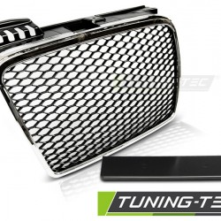 Grila radiator crom compatibil cu AUDI A4 (B7) 11.04-03.08