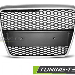 Grila radiator argintiu compatibil cu AUDI A6 (C6) 04.04-08