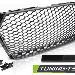 Grila radiator argintiu mat compatibil cu AUDI A4 B9 15-19
