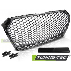 Grila radiator argintiu mat compatibil cu AUDI A4 B9 15-19