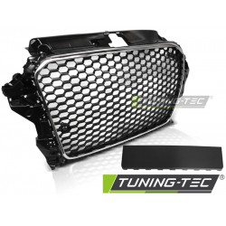 Grila radiator negru-crom compatibil cu AUDI A3 (8V) 12-16