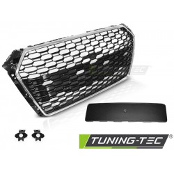 Grila radiator negru-crom PDC compatibil cu AUDI A4 B9 15-19