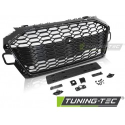 Grila radiator negru lucios PDC compatibil cu AUDI A4 B9 20-