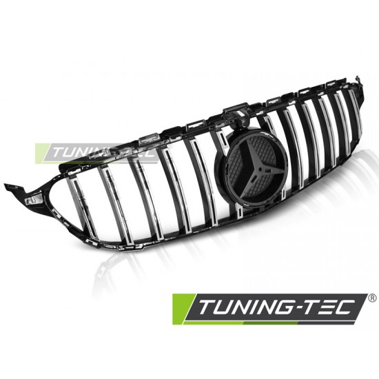 Grila radiator negru lucios-crom compatibil cu MERCEDES W205 14-18