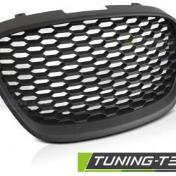 Grila radator tip fagure negru compatibil cu  SEAT LEON 09-13
