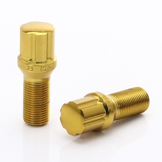 Japan Racing JB1 Bolts 12x1,25 Auriu
