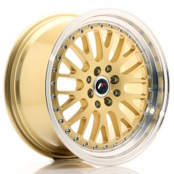 Janta aliaj JR Wheels JR10 17x8 ET35 4x100/114 Auriu w/Buza polisata