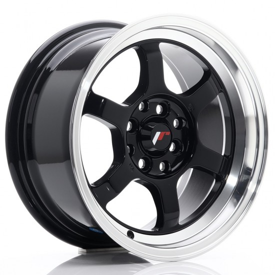 Janta aliaj JR Wheels JR12 15x7,5 ET26 4x100/114 Negru Lucios
