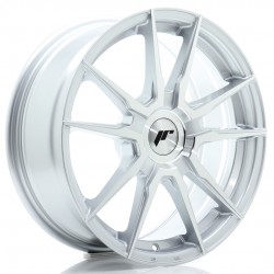 Janta aliaj JR Wheels JR21 17x7 ET20-40 BLANK Machined Argintiu