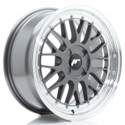 Janta aliaj JR Wheels JR23 17x7,5 ET20-40 4H BLANK Hyper Gray w/Buza polisata