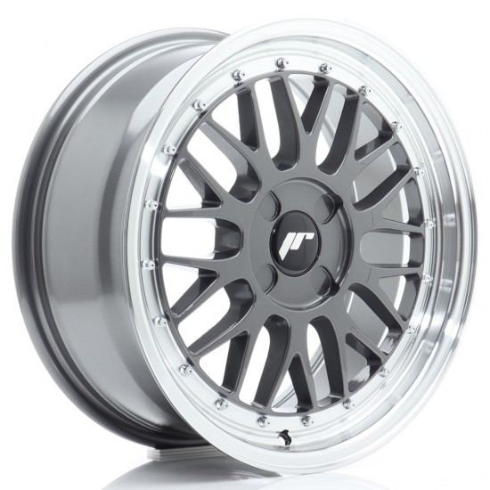 Janta aliaj JR Wheels JR23 17x7,5 ET20-40 4H BLANK Hyper Gray w/Buza polisata