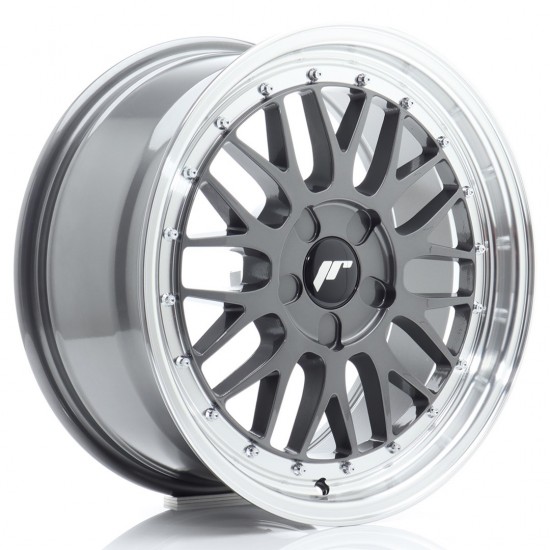 Janta aliaj JR Wheels JR23 17x7,5 ET20-40 5H BLANK Hyper Gray w/Buza polisata