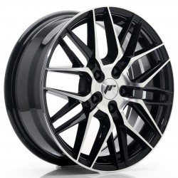 Janta aliaj JR Wheels JR28 17x7 ET35 5x100 Negru Lucios Diamond Cut