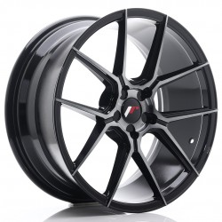 Janta aliaj JR Wheels JR30 19x8,5 ET35-42 5H BLANK Negru Brushed w/Tinted Face
