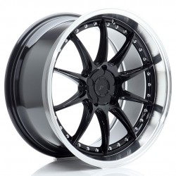Janta aliaj JR Wheels JR41 19x9,5 ET12-22 5H BLANK Glossy Negru w/Buza polisata