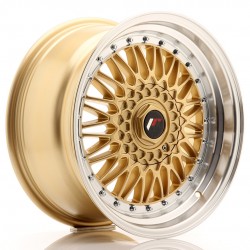 Janta aliaj JR Wheels JR9 17x8,5 ET20 4x100/108 Auriu w/Buza polisata