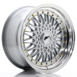 Janta aliaj JR Wheels JR9 17x8,5 ET35 5x100/114 Argintiu w/Buza polisata