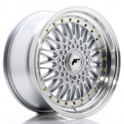 Janta aliaj JR Wheels JR9 17x8,5 ET20 5x112/120 Argintiu w/Buza polisata