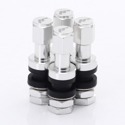 Set Valve aluminiu JR v2 - SILVER + logo