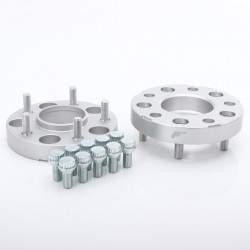 Set 2 distantiere conversie prezon la piulita25mm 5x120 72,6 72,6 Argintiu
