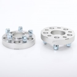 Set 2 Flanse JR 15MM 5X108 63,4 63,4 ARGINTIU