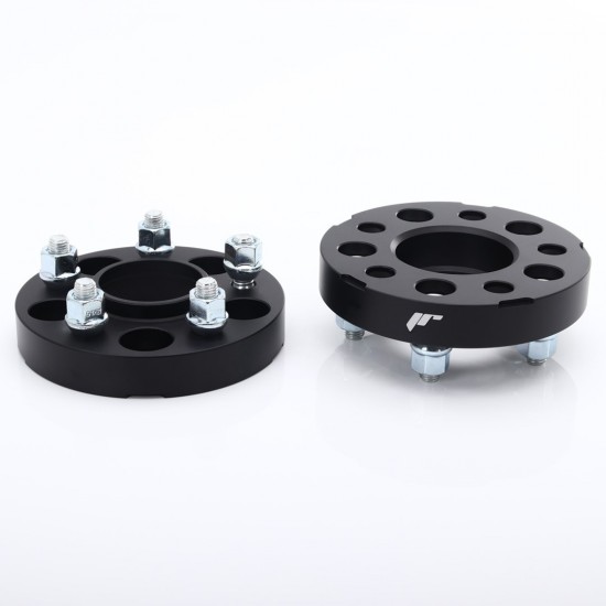 Set 2 Flanse JR 25MM 5X108 63,4 63,4 negru