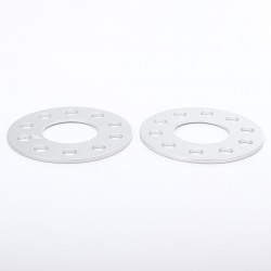 Set 2 distantiere roata 5mm 5x114/120 67,1 Argintiu