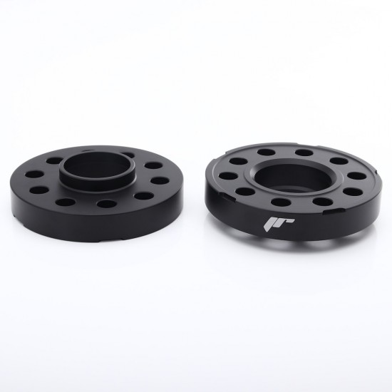 Set 2 distantiere JR 12mm 5x108 63,4 63,4 Negru