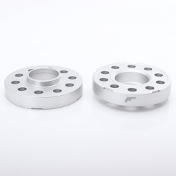 Set 2 distantiere roata  15MM BMW 5X120 72,6 ARGINTIU
