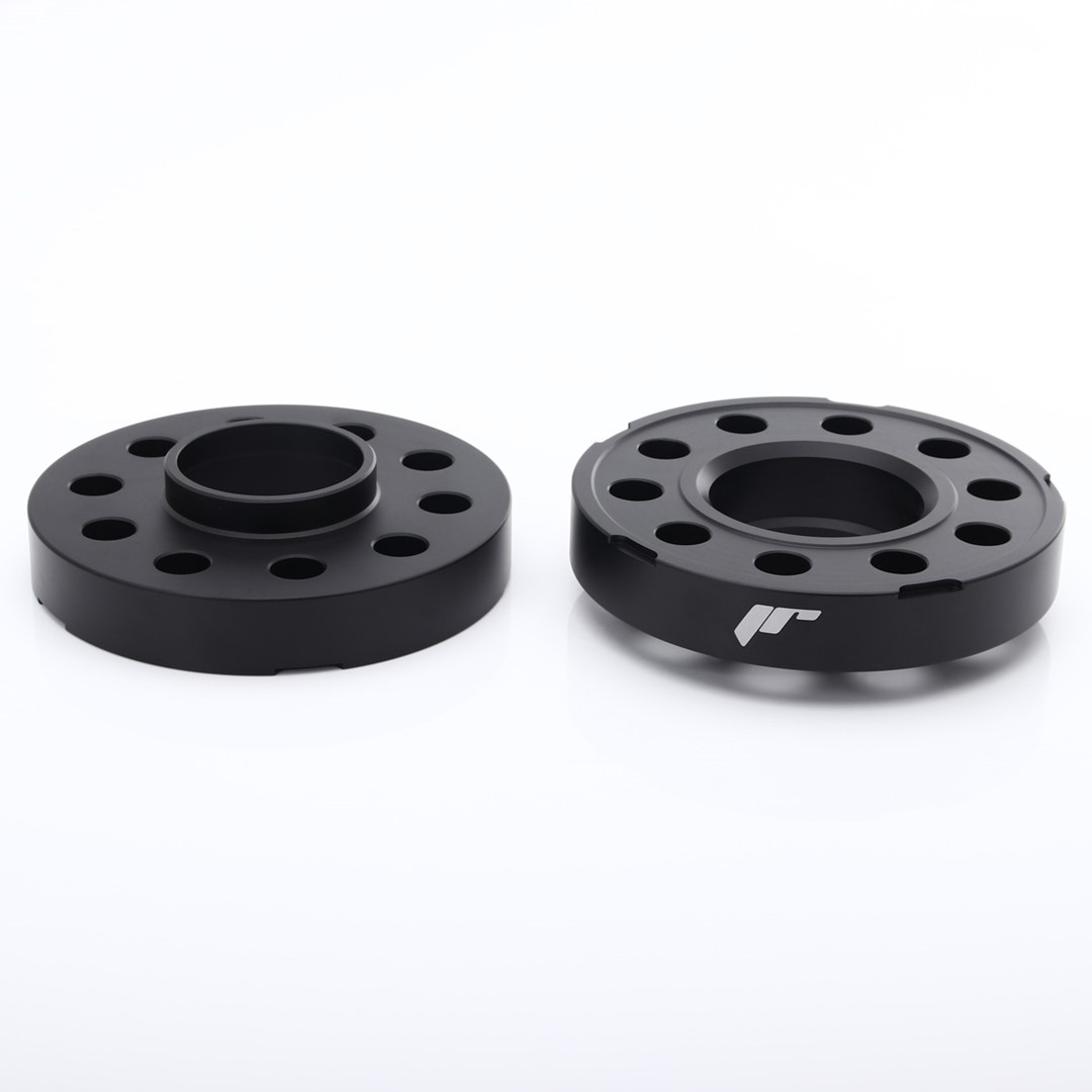 Flanse JR : Set 2 distantiere JR 15mm 5x112 66,6 66,6 Negru