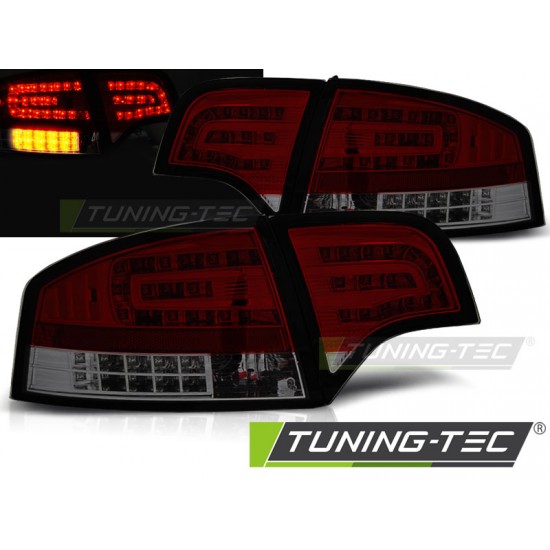 Stopuri led rosu fumuriu compatibil cu AUDI A4 B7 11.04-03.08 SEDAN