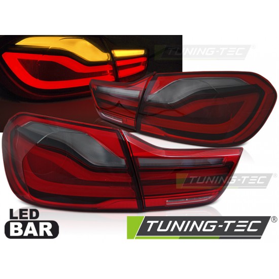 Set Stopuri BMW F32/ F33/ F36 13-16 RED fumuriu LED BAR